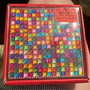 2010 PIER 1 IMPORTS set of 4 bejeweled Coasters.  NWT